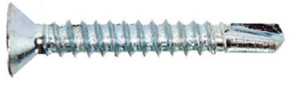 #8 X 1/2" Phillips Flat Head | Self-Drilling Screw | Zinc plated | DP2 | Bulk Box 10000